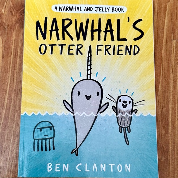 Ty Nori 2018 Narwhal Unicorn Whale Rainbow Plush Stuffed Animal 13" Narwhal Book - Picture 10 of 10